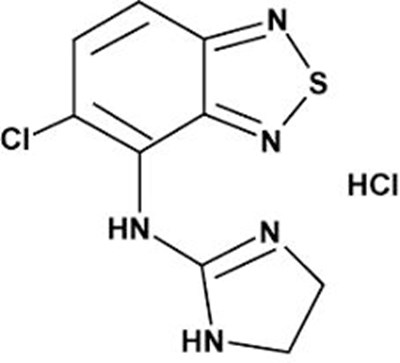 Chemical Structure (Tizanidine Chem Structure)
